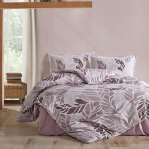 Lenjerie de pat ranforce Clasy king size (LAPIS)