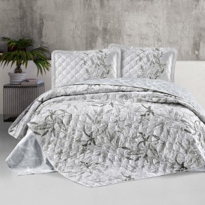 Set cuvertura de pat dublu, 3 piese, Bumbac 100%, 240x260cm, Clasy, MAYRA V1