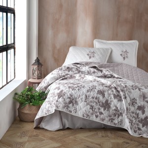 Set cuvertura de pat dublu, 3 piese, Bumbac 100%, 240x260cm, Clasy, MIAROSA