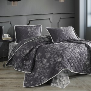 Set cuvertura de pat dublu, 3 piese, Bumbac 100%, 240x260cm, Clasy, NALA V1