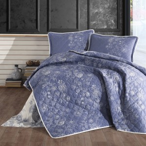 Set cuvertura de pat dublu, 3 piese, Bumbac 100%, 240x260cm, Clasy, NALA V2