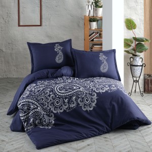 Lenjerie de pat ranforce Clasy king size (NILLA V1)