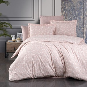 Lenjerie de pat dublu, 4 piese, Bumbac 100% Ranforce, Ralex Pucioasa