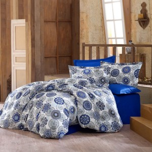 Lenjerie de pat dublu, 4 piese, Bumbac 100% Ranforce, Ralex Pucioasa