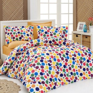 Lenjerie de pat dublu, 4 piese, Bumbac 100% Ranforce, Ralex Pucioasa