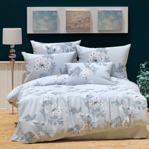 Lenjerie de pat dublu, 4 piese, Bumbac 100% Ranforce, Ralex Pucioasa