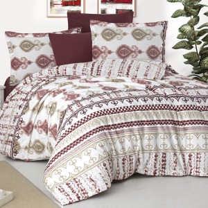 Lenjerie de pat dublu, 4 piese, Bumbac 100% Ranforce, Ralex Pucioasa