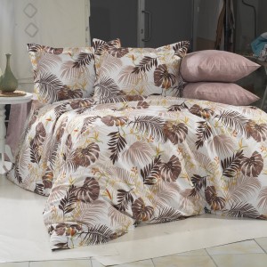 Lenjerie de pat dublu, 4 piese, Bumbac 100% Ranforce, Ralex Pucioasa