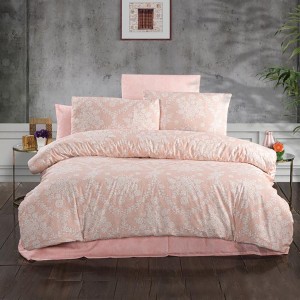 Lenjerie de pat dublu, 4 piese, Bumbac 100% Ranforce, Ralex Pucioasa