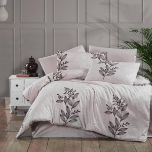 Lenjerie de pat dublu, 4 piese, Bumbac 100% Ranforce, Ralex Pucioasa