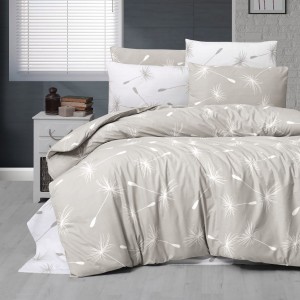 Lenjerie de pat dublu, 4 piese, Bumbac 100% Ranforce, Ralex Pucioasa