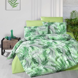 Lenjerie de pat dublu, 4 piese, Bumbac 100% Ranforce, Ralex Pucioasa