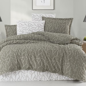 Lenjerie de pat dublu, 4 piese, Bumbac 100% Ranforce, Ralex Pucioasa