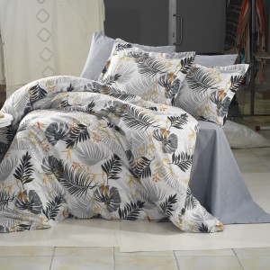 Lenjerie de pat dublu, 4 piese, Bumbac 100% Ranforce, Ralex Pucioasa