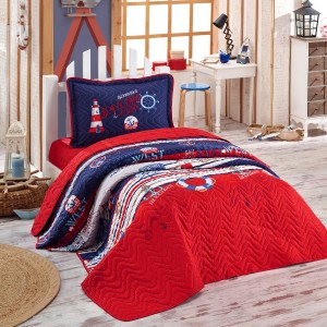 Set cuvertura de pat single, 2 piese, Bumbac 100%, 180x240cm, Clasy, ROTA Set cuvertura de pat single, 2 piese, Bumbac 100%, 180x240cm, Clasy, ROTA