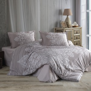 Lenjerie de pat ranforce Clasy king size (RUTE)