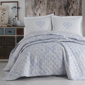 Set cuvertura de pat dublu, 3 piese, Bumbac 100%, 240x260cm, Clasy, SADE