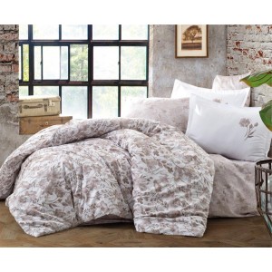 Lenjerie de pat matrimonial, 4 piese, Bumbac 100% Satin Deluxe OLAVA V2