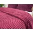 Set Patura groasa MERINOS tip cuvertura cu 2 fete de perna 50x70cm, Bordo [8]