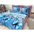 Lenjerie pat dublu, Super Pufoasa COCOLINO, 6 piese, Albastru-Multicolor, fluturi [9]