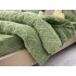 Lenjerie pentru pat dublu pufoasa CoCoLiNo, tip tricotaj, 4 piese, Verde [5]