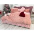 Lenjerie pat super pufoasa COCOLINO Fluffy cu ciucuri, 6 piese, ROZ [7]