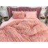 Lenjerie pat super pufoasa COCOLINO Fluffy cu ciucuri, 6 piese, ROZ [3]