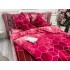 Lenjerie pat dublu,  FINET, 6 piese, Visiniu-Roz, forme geometrice [9]