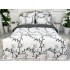 Lenjerie pat dublu,  FINET, 6 piese, Gri, crengute [2]