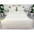 Lenjerie pat dublu,  FINET, 6 piese, cu ELASTIC, Crem [3]