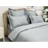 Lenjerie pat dublu,  FINET, 6 piese, cu ELASTIC, Gri [6]