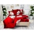 Lenjerie pat dublu,  FINET, Imprimeu Digital - Identic cu poza, 6 piese, Jojo Home, Rosu-Alb, pisicuta [7]