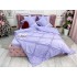 Lenjerie pat dublu,  Soft Touch, 6 piese, cu PLIURI BRODATE, Jojo Home, Lila [9]