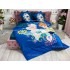 Lenjerie pat dublu,  FINET, 6 piese, IDENTICA CU POZA, Albastru, Anna si Elsa [9]