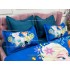 Lenjerie pat dublu,  FINET, 6 piese, IDENTICA CU POZA, Albastru, Anna si Elsa [5]
