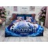 Lenjerie pat dublu,  FINET, 6 piese, IDENTICA CU POZA, Albastru, Frozen [6]