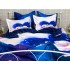 Lenjerie pat dublu,  FINET, 6 piese, IDENTICA CU POZA, Mov, flori [7]