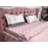 Lenjerie pat dublu cu doua feţe, bumbac satinat, 4 piese,  Roz, clasic [5]