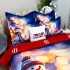 Lenjerie pat dublu,  FINET, Digital Print, Craciun, Albastru, om de zapada [4]