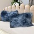  Pilota CoCoLiNo Fluffy, cu Blanita tip Sherpa, Alba, 200x230cm + 2 fete de perna 50x70cm, matlasata, Bleumarin, Alb, degrade [4]