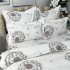 Lenjerie pat dublu,  FINET, 6 piese, Gri, papadii [4]