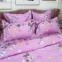 Lenjerie pat dublu,  FINET, 6 piese, Lila, fluturi [3]