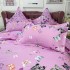 Lenjerie pat dublu,  FINET, 6 piese, Lila, fluturi [4]