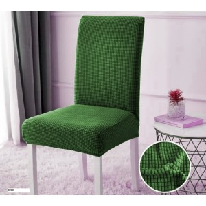 Set 6 huse universale pentru scaun model embosat tip cocolino , verde Set 6 huse universale pentru scaun model embosat tip cocolino , verde