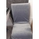Set 4 huse universale pentru scaun din CATIFEA, Gri Inchis [2]